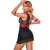 SUBBLIME - 954437 ROCHIE BONDAGE DIN DANTELĂ NEAGRĂ L/XL