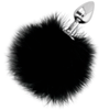 DARKNESS - PLUG ANAL EXTRA CU COADĂ NEGRU 7 CM